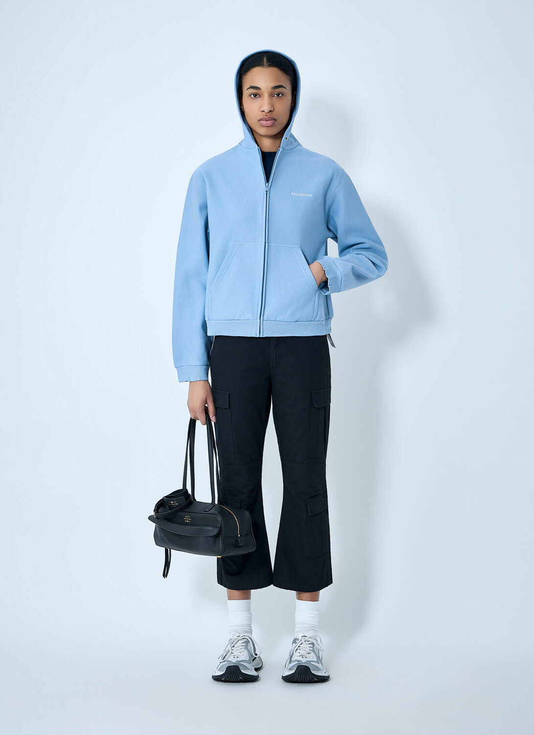 Balenciaga Zip-Up Hoodie