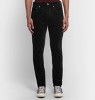 NN07 - Black Wilson Slim-Fit Stretch-Cotton Corduroy Trousers - Black