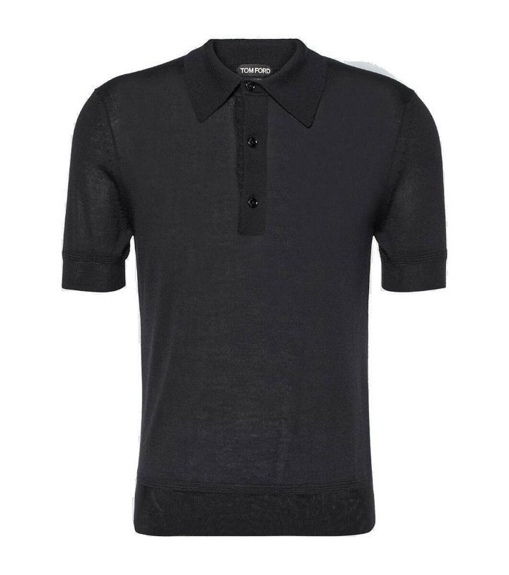 Photo: Tom Ford Cashmere and silk polo shirt