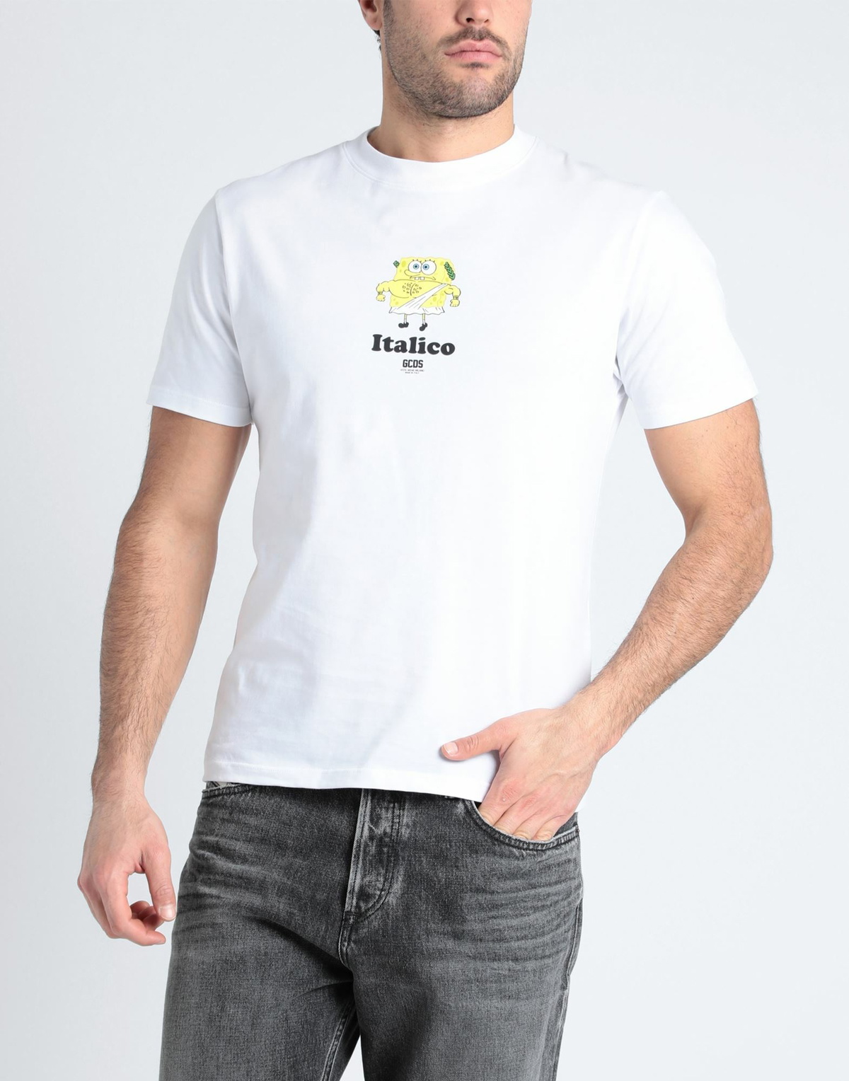 Gcds Mens T-shirt in White