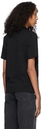 MCQ Black Twisted Regular T-Shirt
