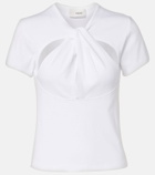 Coperni Cutout cotton T-shirt