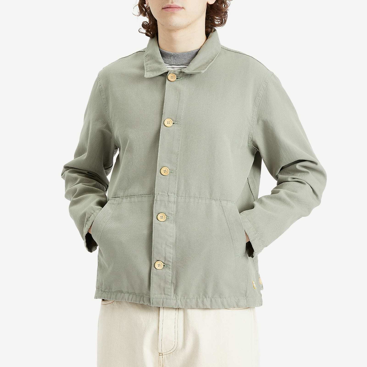 Armor-Lux Men's Fisherman Chore Jacket in Brown Check Armor Lux