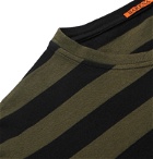 Barena - Striped Cotton-Jersey T-Shirt - Green