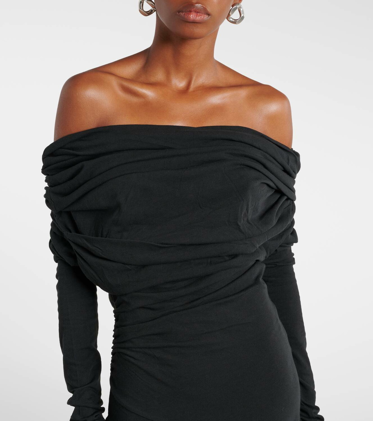 Entire Studios Bound cotton-blend jersey maxi dress