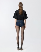 Pinko Slim Fit Dark Denim Shorts Rinse Wash