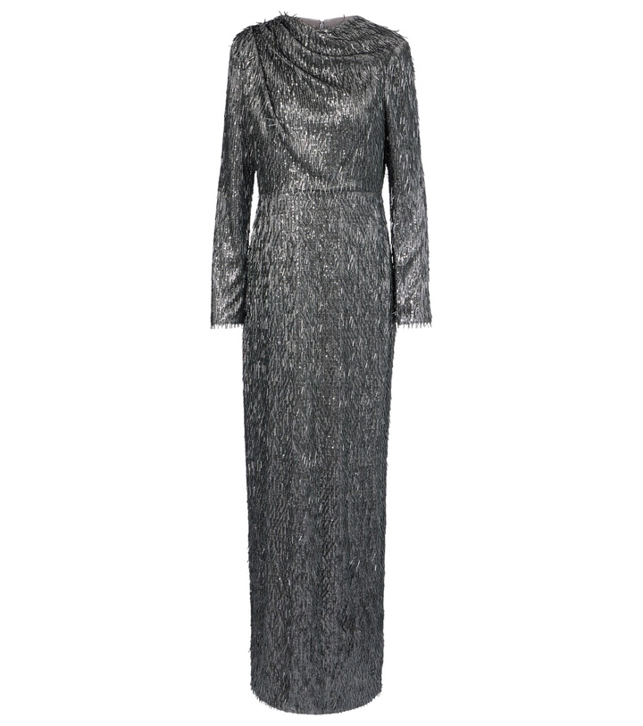 sachin and babi light blue dress Lace Vince Camuto Long Formal Dresses 31721 La Femme Evening
