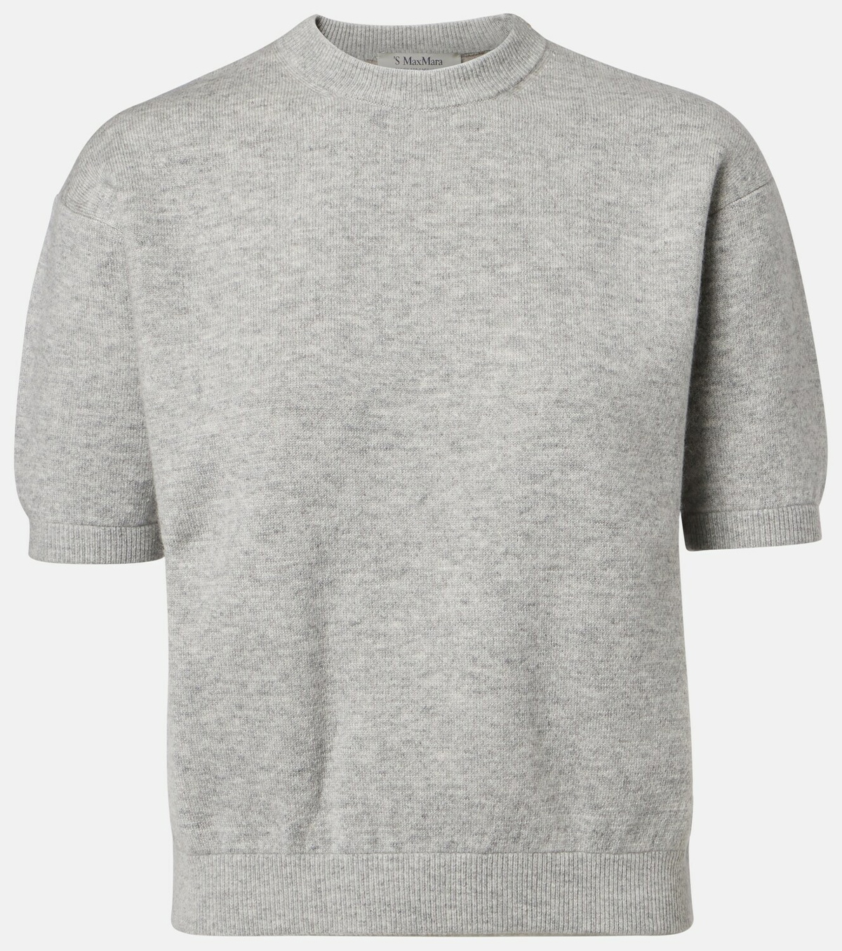 'S Max Mara Knitted wool and cashmere-blend T-shirt