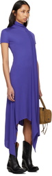 Acne Studios Purple Layered Midi Dress