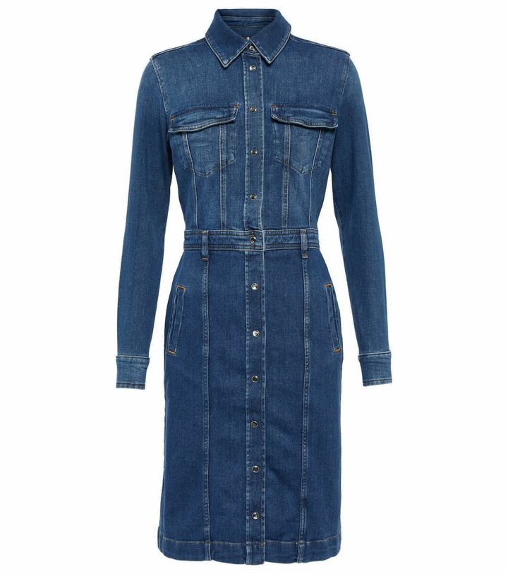Photo: 7 For All Mankind Luxe denim shirt dress