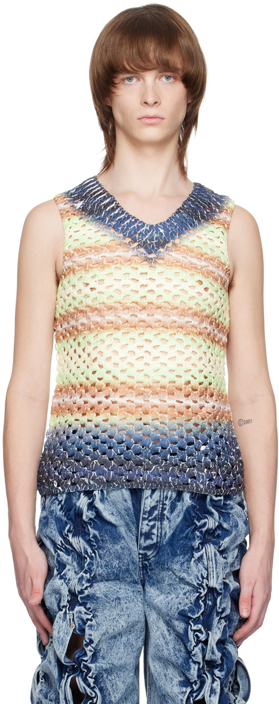 PONDER.ER Multicolor V-Neck Vest