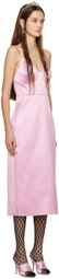 Gucci Pink Duchesse Midi Dress