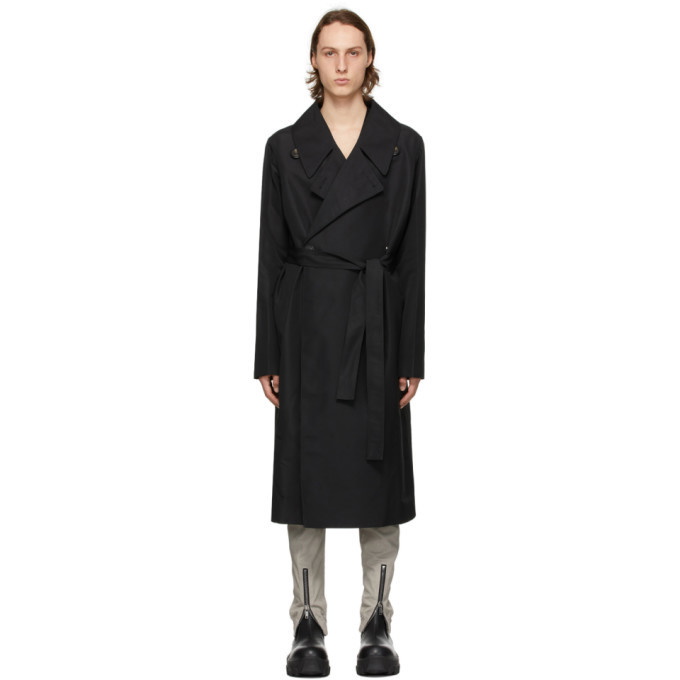 Photo: Rick Owens Black Performa Trench Coat