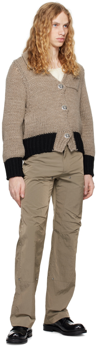 OUAT Taupe Meta Knit Cardigan