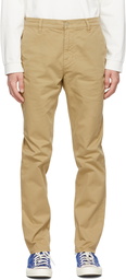 Nudie Jeans Beige Easy Alvin Trousers