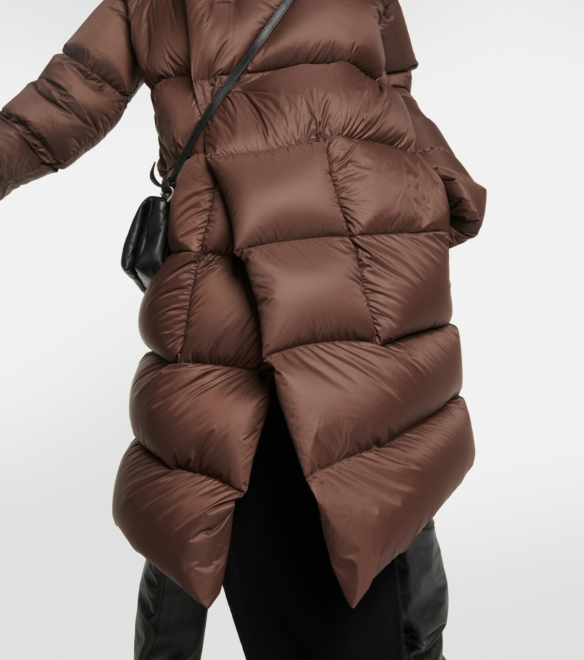 Rick Owens Quilted hooded down coat Rick Owens