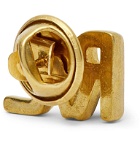 RRL - Logo-Detailed Gold-Tone Pin - Gold