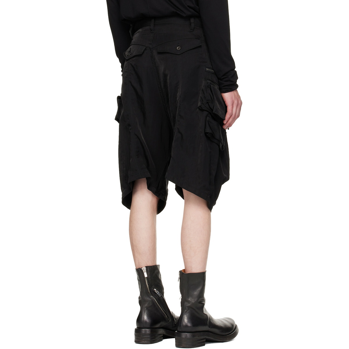 Julius Black Tactical Kite Shorts