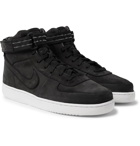 Nike - Vandal High Supreme QS Leather-Trimmed Suede High-Top Sneakers - Men - Black