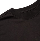 Ader Error - Oversized Printed Cotton-Jersey T-Shirt - Black
