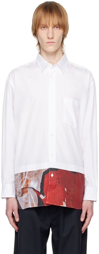 Photo: Comme des Garçons Homme White Typewriter Shirt