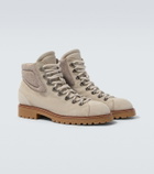 Eleventy Suede lace-up boots