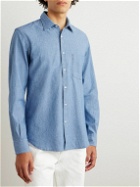 Aspesi - Slim-Fit Cotton-Chambray Shirt - Blue