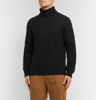 Massimo Alba - Milton Brushed-Cashmere Rollneck Sweater - Black