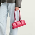 OSOI Women's Boat Wide Mini Bag in Plum Red 