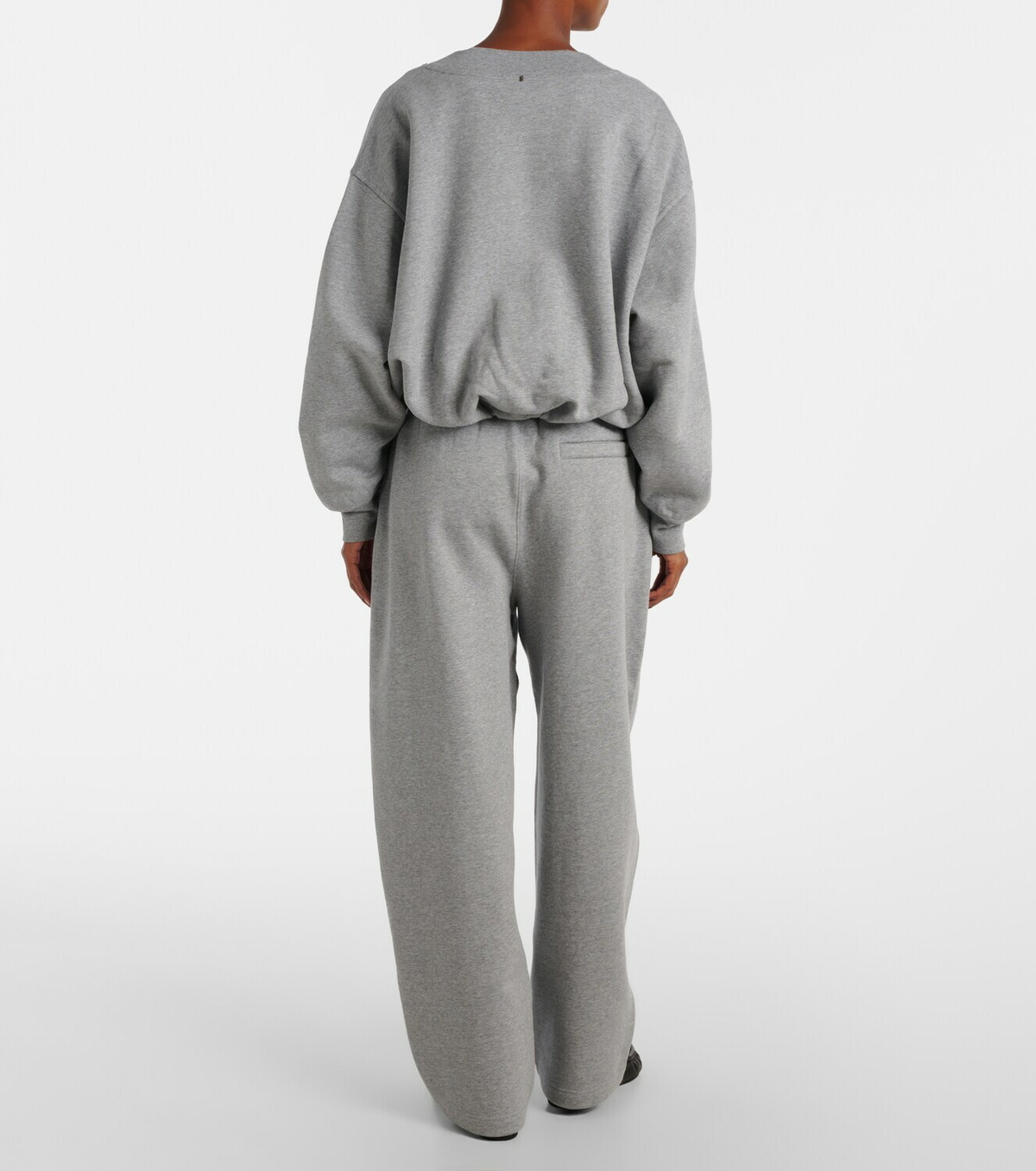 Sportmax Colleg cotton-blend jersey sweatshirt