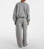 Sportmax Colleg cotton-blend jersey sweatshirt