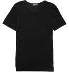 Zimmerli - Royal Classic Crew-Neck Cotton T-Shirt - Black