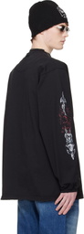 VETEMENTS Black Metal Longsleeve T-shirt