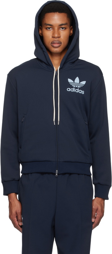 Photo: Wales Bonner Navy adidas Originals Edition Track Hoodie