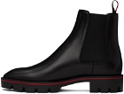 Christian Louboutin Black Alpinosol Chelsea Boots