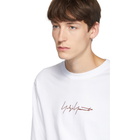 Yohji Yamamoto White New Era Edition Long Sleeve T-Shirt