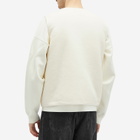 Jil Sander+ Men's Jil Sander Plus Reversible Sherpa Vest in Eggshell