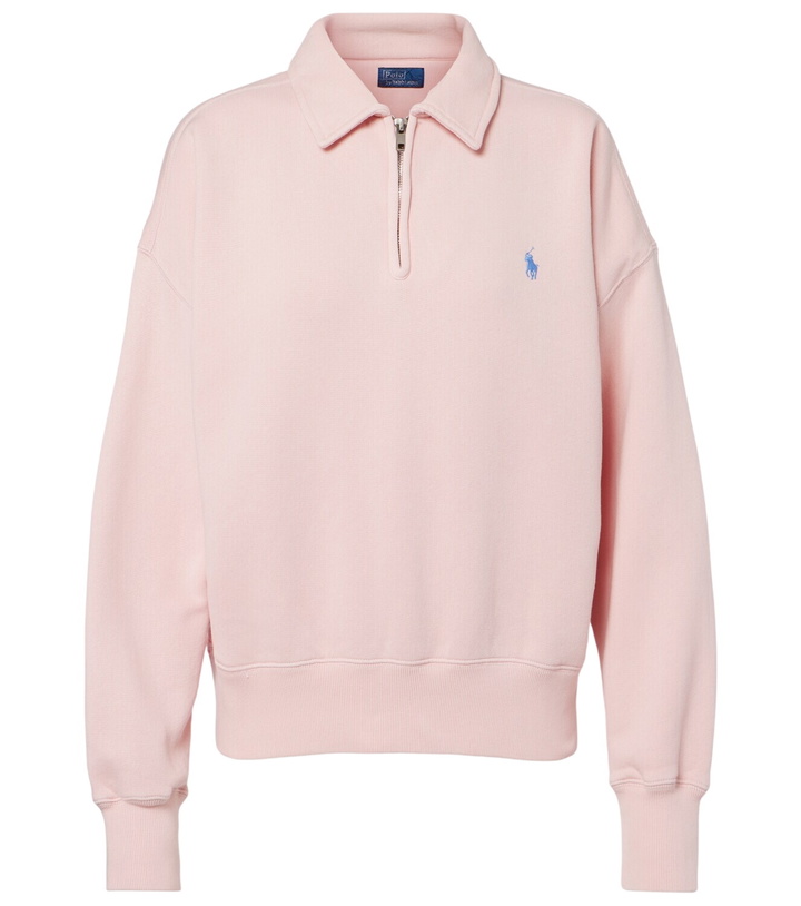 Photo: Polo Ralph Lauren Cotton-blend fleece half-zip sweatshirt