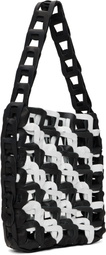 SC103 Black & White Medium Links Tote