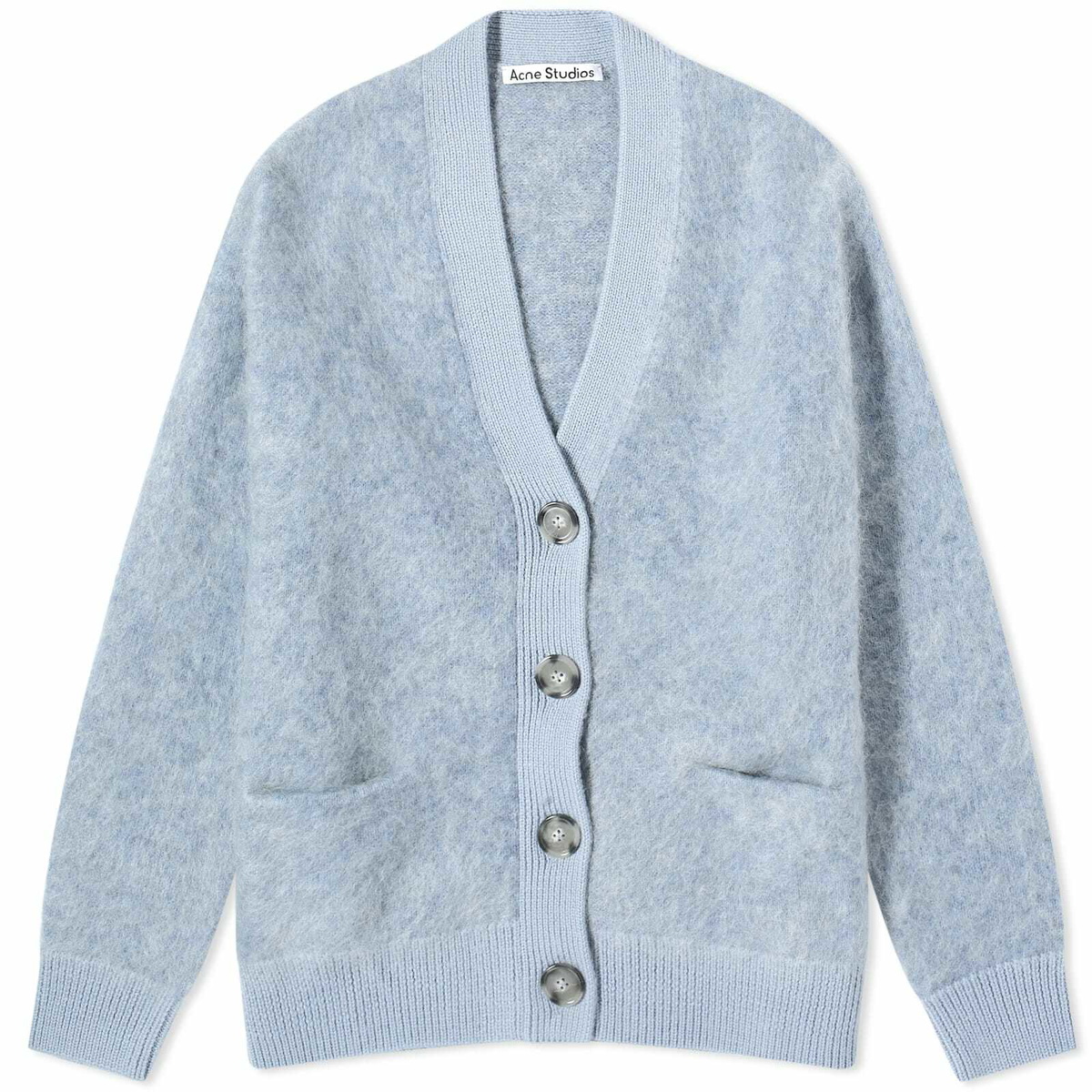 Acne Studios Blue Rives Mohair Cardigan