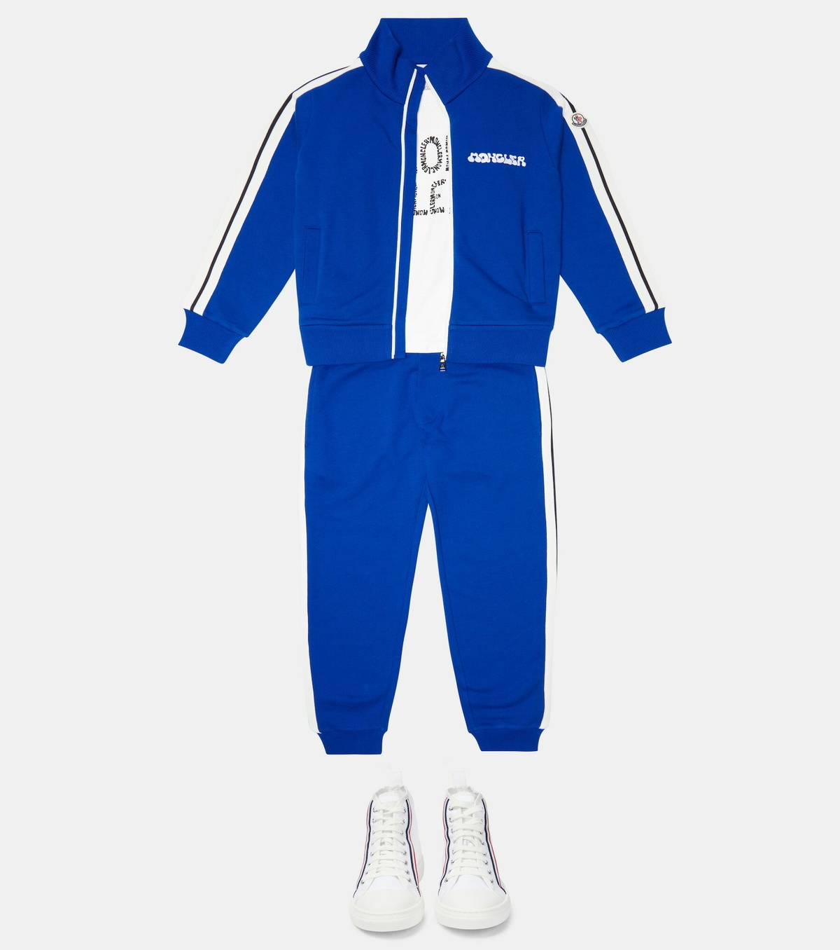 Moncler Enfant - Cotton jersey tracksuit Moncler Enfant