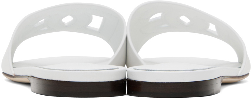 Dolce&Gabbana White Bianca Slides Dolce & Gabbana