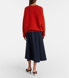 Altuzarra Varda denim midi skirt