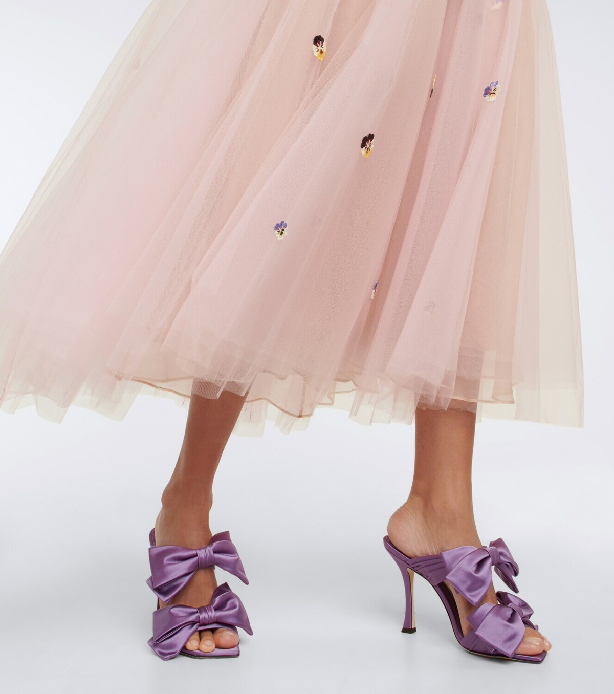 JIMMY CHOO 関税込み Flaca 100 satin mules Jimmy Choo - Flaca 100 satin mules Jimmy Choo