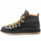 Fracap Men's M120 Ripple Sole Scarponcino Boot in Black