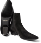 SAINT LAURENT - Dylan Suede Chelsea Boots - Black