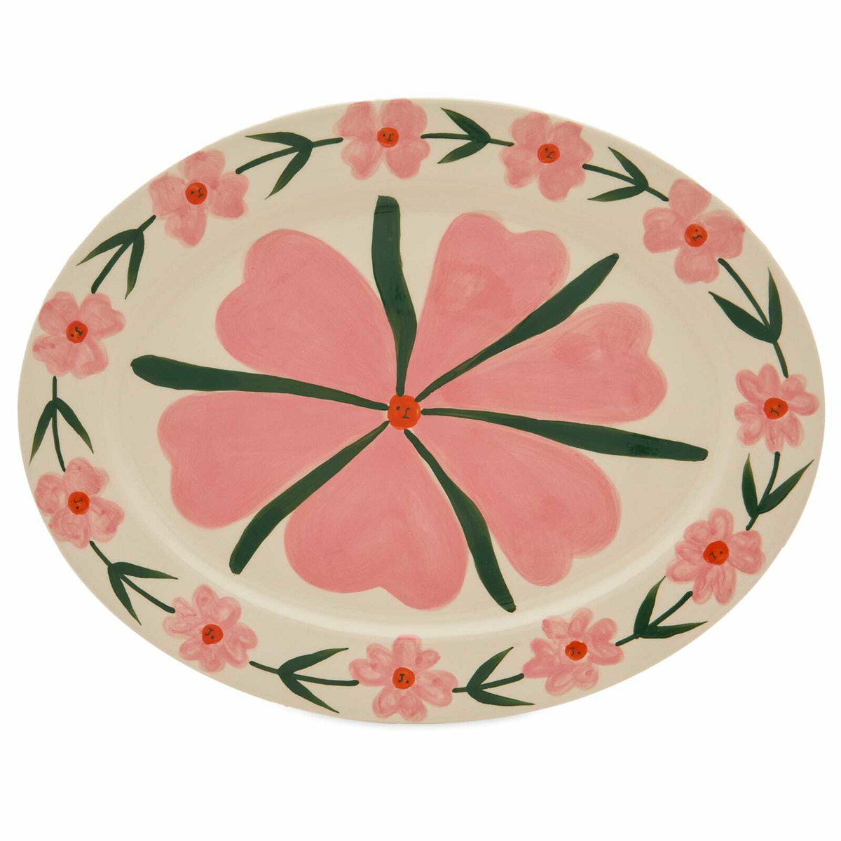 HAY x Emma Kohlmann La Pittura Oval Serving Platter in Josephine 