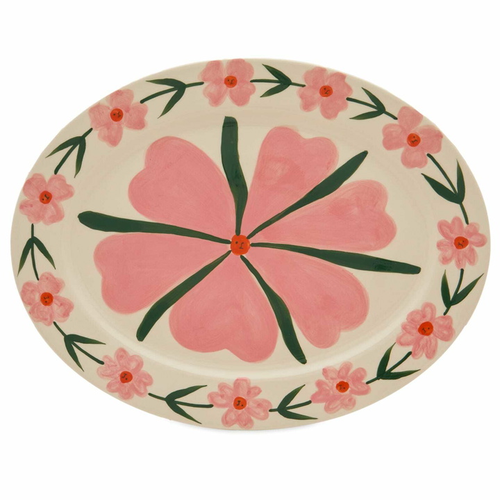 Photo: HAY x Emma Kohlmann La Pittura Oval Serving Platter in Josephine 