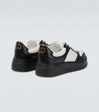 Gucci - GG-embossed leather sneakers