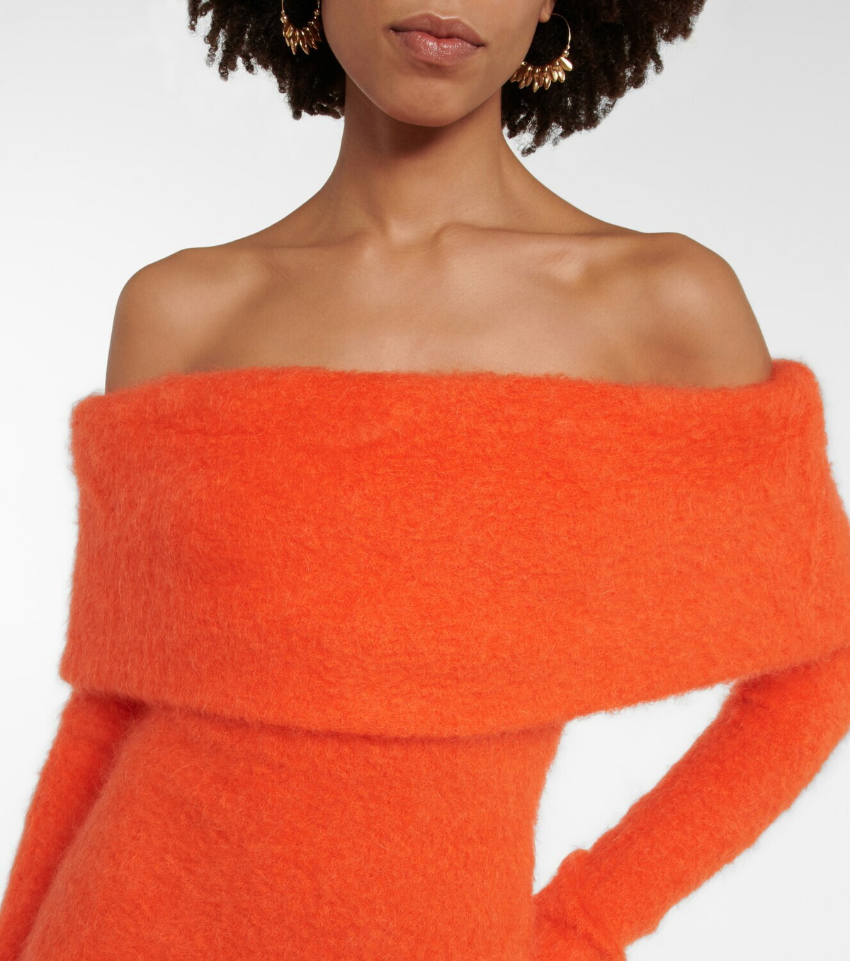Strapless Shoulder Mohair Off Shoulder Sweaters Strapless Shoulder Mohair Off Shoulder Sweaters